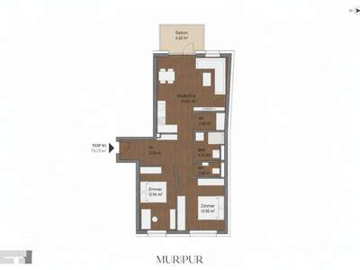 Wohnung mit Balkon kaufen in 8020 Graz (Bild 4)