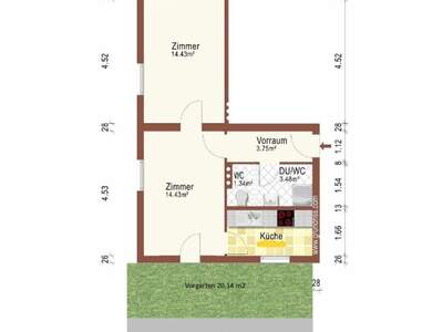 Apartment provisionsfrei kaufen in 5113 Salzburg