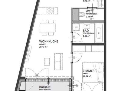 Wohnung mit Balkon kaufen in 1100 Wien (Bild 2)