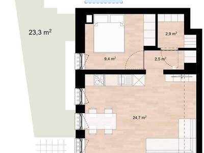 Wohnung provisionsfrei mieten in 6923 Lauterach