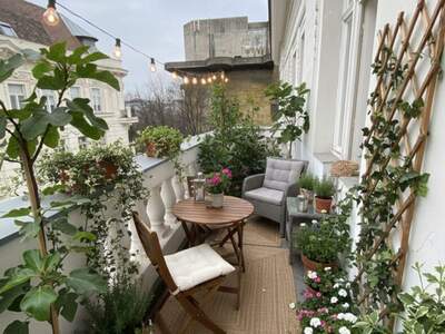 Altbauwohnung mit Balkon mieten in 1030 Wien (Bild 4)