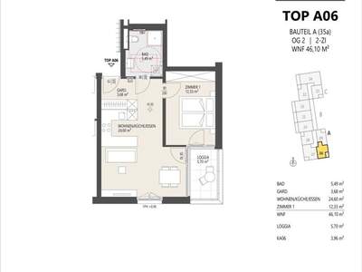 Wohnung mit Balkon kaufen in 6020 Innsbruck (Bild 3)
