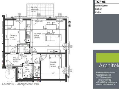 Wohnung mit Balkon mieten in 4232 Hagenberg (Bild 2)