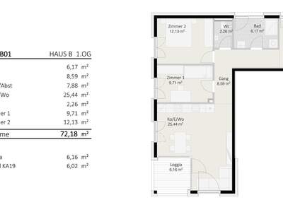 Wohnung mit Balkon kaufen in 6112 Wattens (Bild 3)