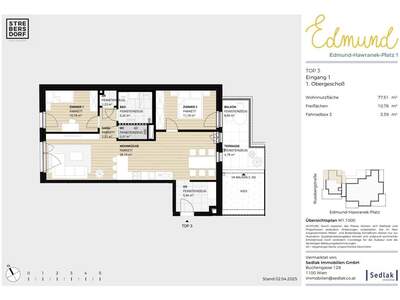 Terrassenwohnung kaufen in 1210 Wien (Bild 3)
