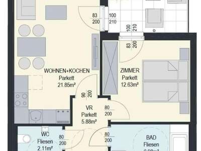 Wohnung mit Balkon mieten in 1020 Wien (Bild 3)