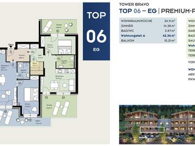 Terrassenwohnung kaufen in 8970 Schladming (Bild 3)