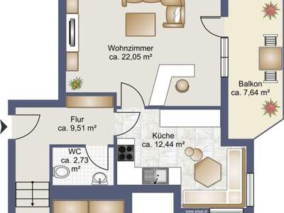 Wohnung mit Balkon kaufen in 5760 Saalfelden (Bild 4)