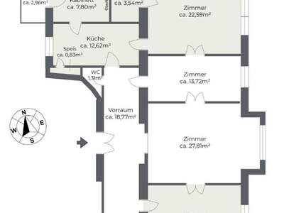 Altbauwohnung mit Balkon kaufen in 1030 Wien 3. (Bild 5)