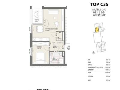 Wohnung mit Balkon kaufen in 6020 Innsbruck (Bild 5)