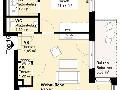Mietwohnung provisionsfrei in 1210 Wien