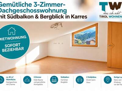 Wohnung mieten in 6462 Karres