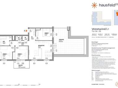 Wohnung mit Balkon mieten in 1220 Wien (Bild 1)