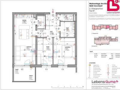 Wohnung mit Balkon mieten in 4655 Vorchdorf (Bild 3)