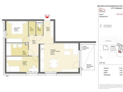 Wohnung mit Balkon mieten in 4713 Gallspach (Bild 5)