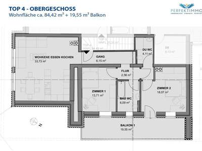 Wohnung mit Balkon kaufen in 6591 Grins (Bild 5)