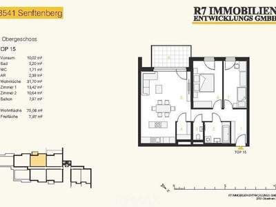Wohnung mit Balkon kaufen in 3541 Senftenberg (Bild 3)
