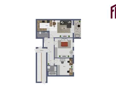 Wohnung mit Balkon mieten in 1050 Wien (Bild 2)