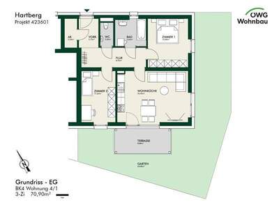 Wohnung mieten in 8230 Hartberg