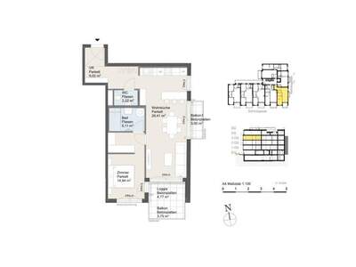 Terrassenwohnung mieten in 1220 Wien