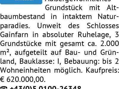 Grundstück kaufen in 2540 Bad Vöslau