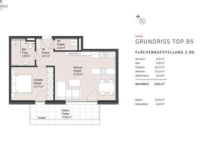 Wohnung mit Balkon kaufen in 5161 Elixhausen (Bild 3)