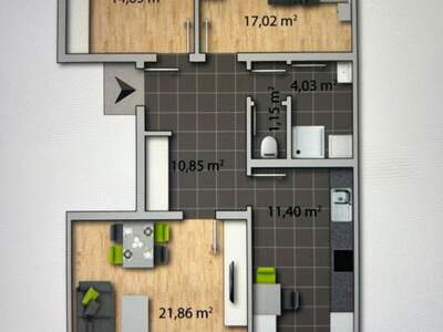 Terrassenwohnung kaufen in 6020 Innsbruck (Bild 2)