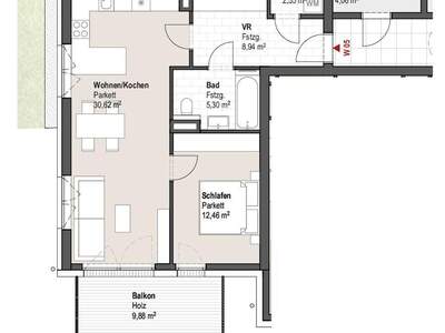 Wohnung mit Balkon kaufen in 5721 Piesendorf (Bild 4)
