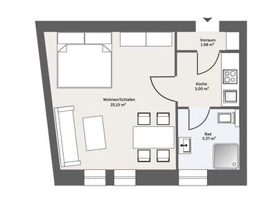 Mietwohnung in 8010 Graz