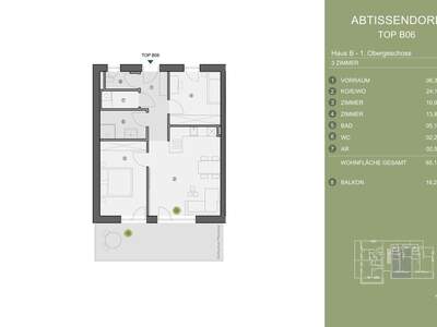 Wohnung mit Balkon kaufen in 8073 Feldkirchen (Bild 5)