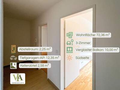 Altbauwohnung mit Balkon kaufen in 6063 Rum (Bild 2)