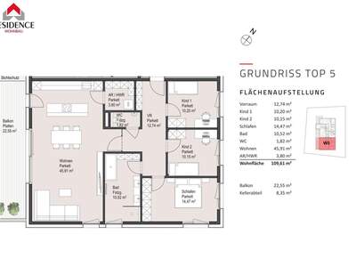 Wohnung mit Balkon kaufen in 5020 Salzburg (Bild 3)