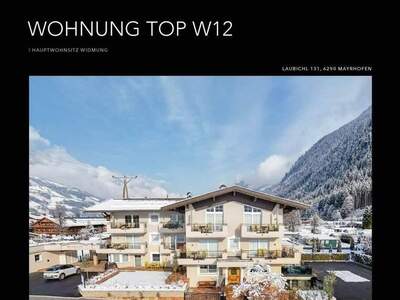 Eigentumswohnung in 6290 Mayrhofen