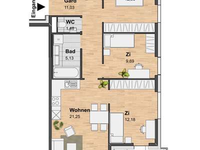 Wohnung mieten in 8020 Graz (Bild 2)