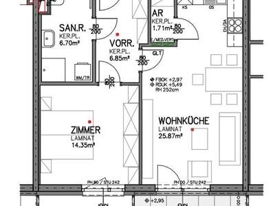 Wohnung mit Balkon mieten in 7000 Eisenstadt (Bild 2)