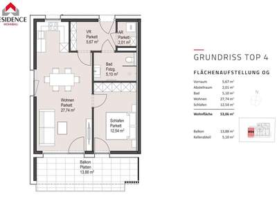 Wohnung mit Balkon kaufen in 5020 Salzburg (Bild 4)