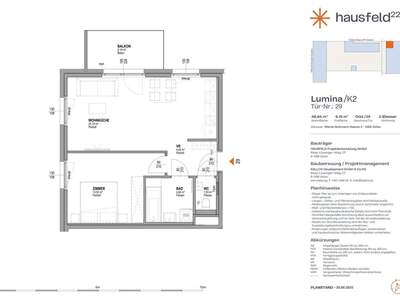 Wohnung mit Balkon mieten in 1220 Wien (Bild 1)