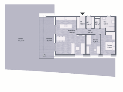 Terrassenwohnung kaufen in 8010 Graz Jakomini