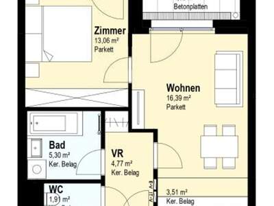 Apartment provisionsfrei mieten in 1220 Wien