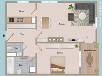 Wohnung mit Balkon kaufen in 9500 Villach (Bild 4)