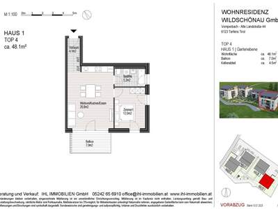Wohnung mit Balkon kaufen in 6311 Oberau (Bild 3)