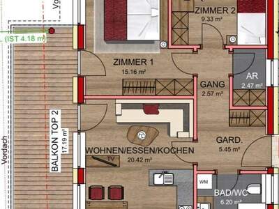 Wohnung provisionsfrei mieten in 6334 Schwoich