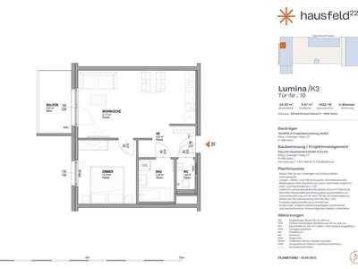 Wohnung mit Balkon mieten in 1220 Wien (Bild 1)
