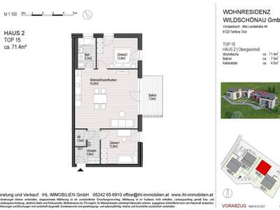 Wohnung mit Balkon kaufen in 6311 Oberau (Bild 4)