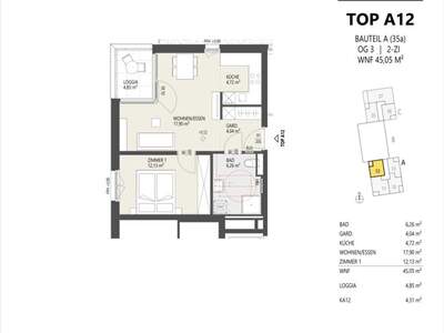 Wohnung mit Balkon kaufen in 6020 Innsbruck (Bild 5)