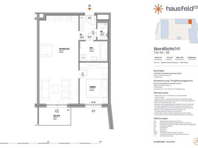 Wohnung mit Balkon mieten in 1220 Wien (Bild 1)