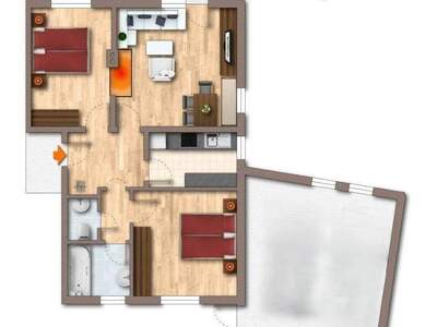 Wohnung mieten in 6393 St. Ulrich