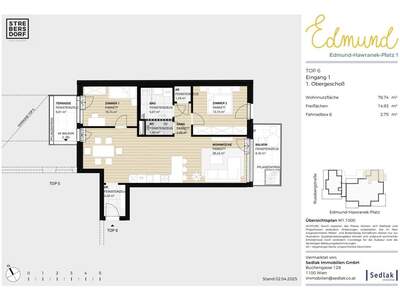 Terrassenwohnung kaufen in 1210 Wien (Bild 2)