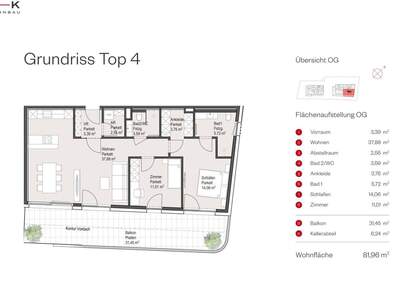 Wohnung mit Balkon kaufen in 5020 Salzburg (Bild 4)