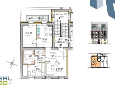 Altbauwohnung mit Balkon kaufen in 4020 Linz (Bild 2)